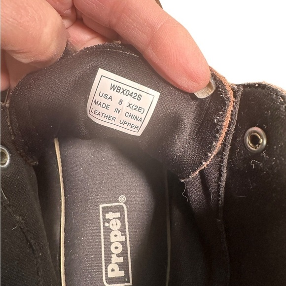 Brown Suede Ankle Boots Propet Work Boots Stylish 8x (2E) fits an 8 wide foot - Picture 8 of 8